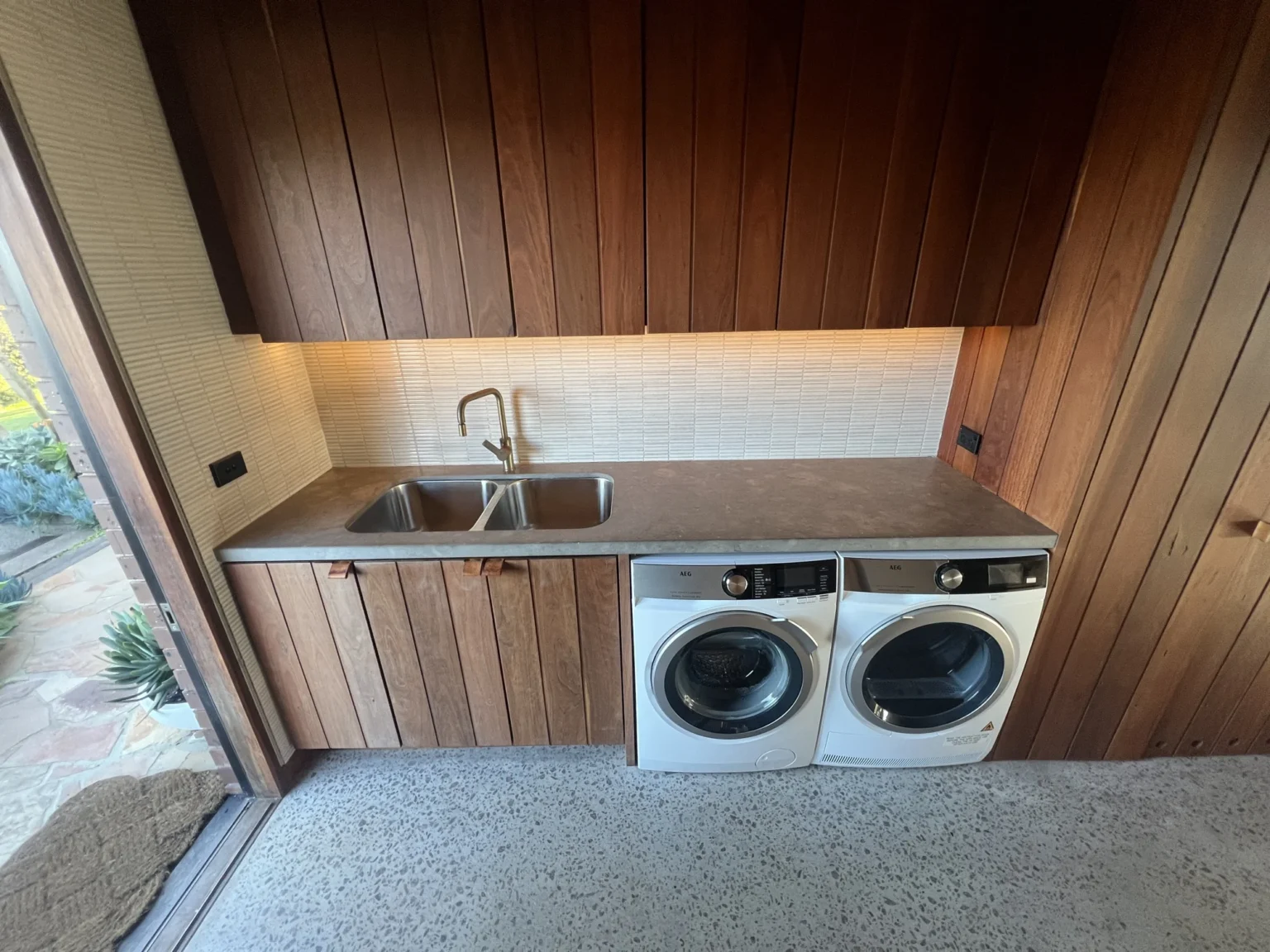 Laundry before