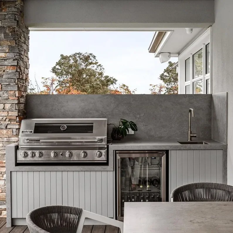 Outdoor BBQ Kitchen Splashback