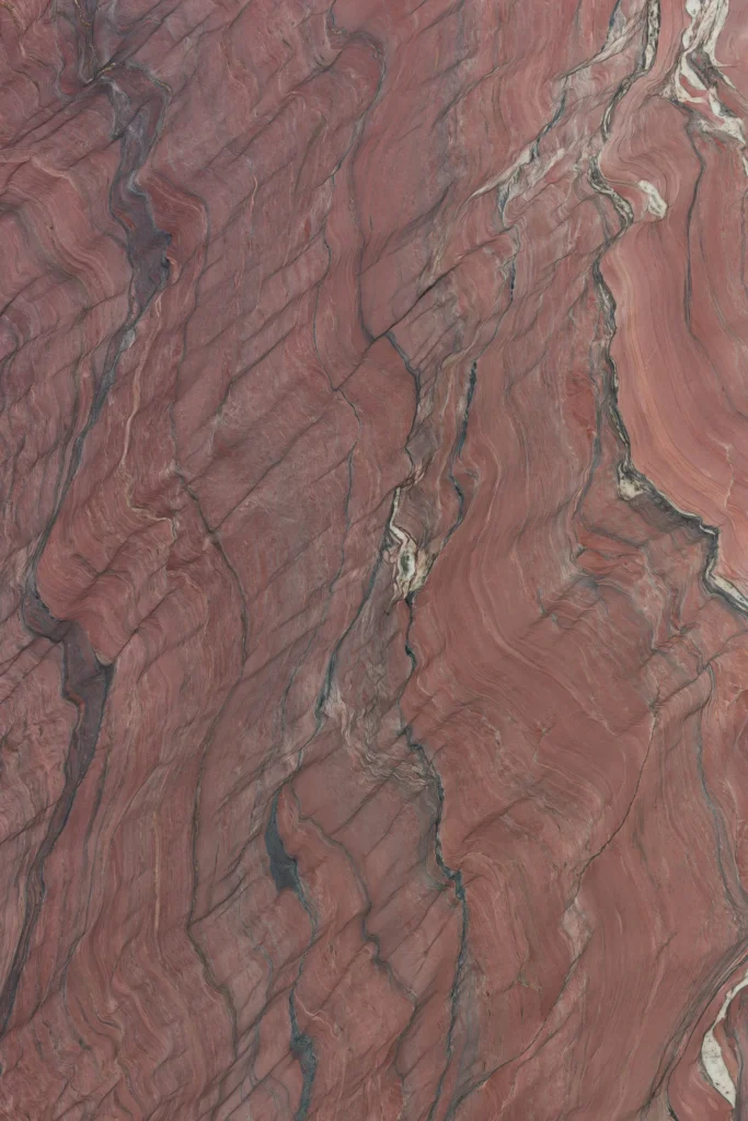 Scarlet Fusion Quartzite Vertical